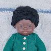 Image sur Poupée garçon africaine avec cheveux, 38 cm